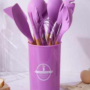SET DE UTENSILIOS DE COCINA EN SILICONA