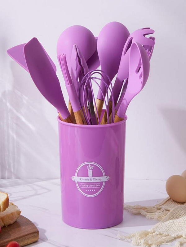 SET DE UTENSILIOS DE COCINA EN SILICONA