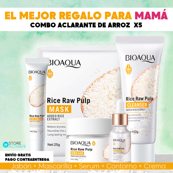 COMBO ACLARANTE DE ARROZ X5 PRODUCTO